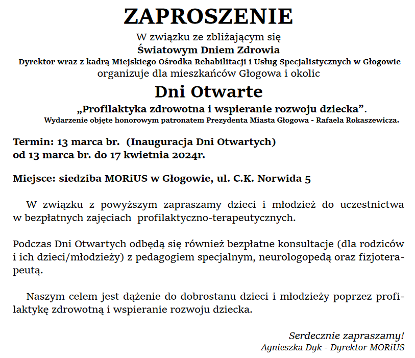 zaproszenie