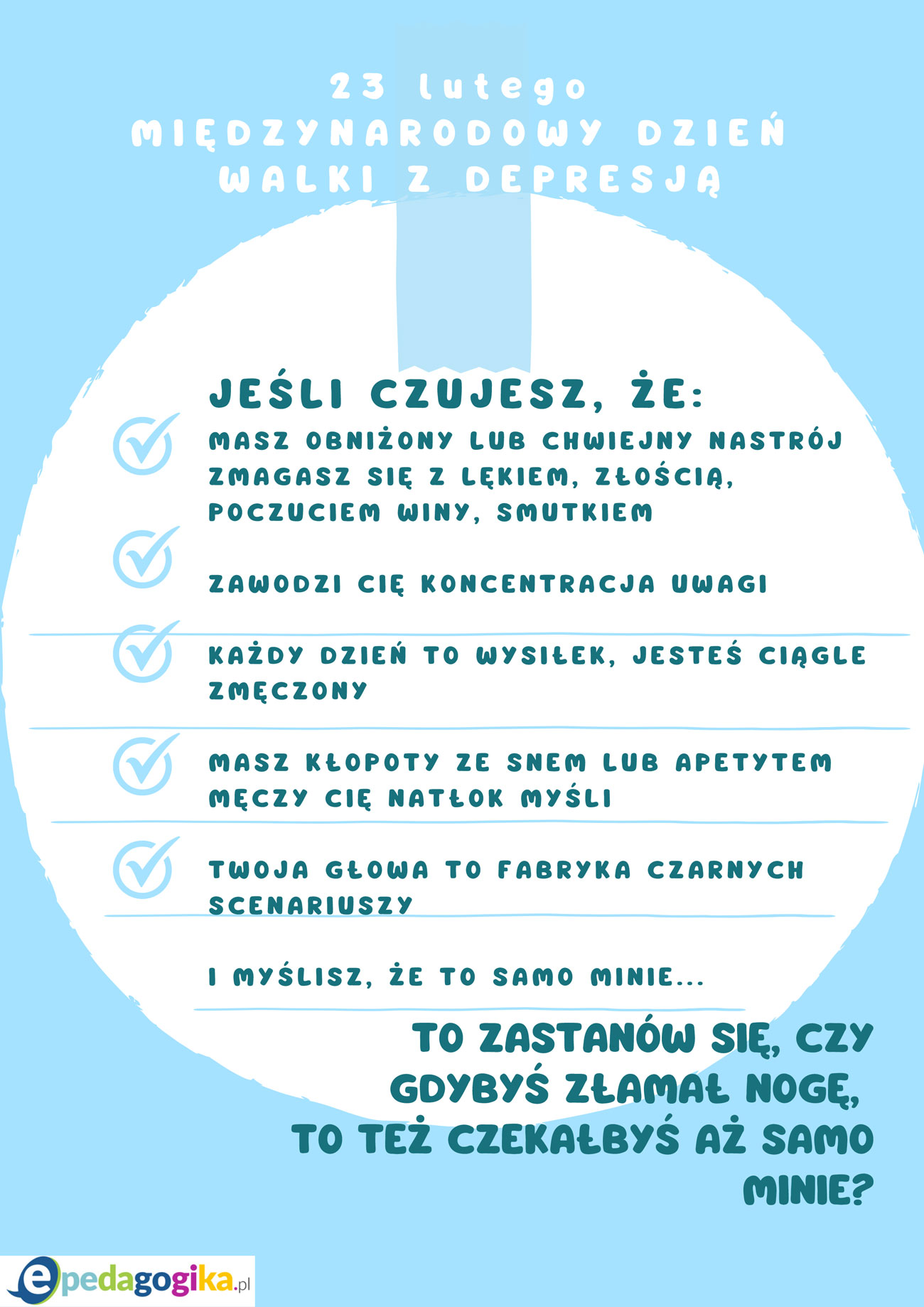 Dzień Walki z Depresją w Miejskim Ośrodku Rehabilitacji i Usług Specjalistycznych w Głogowie — zdjęcie 1 z 3